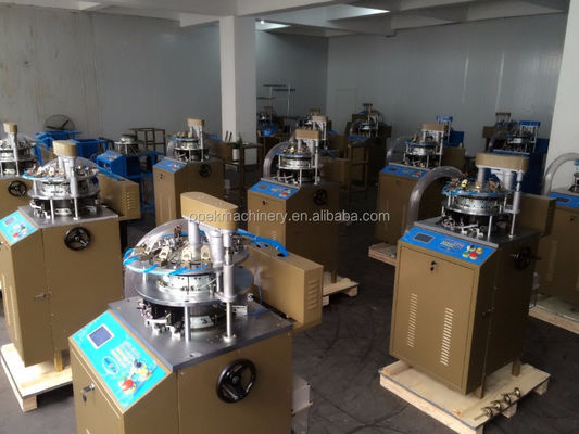 Venda a retalho Opek Multicolor Jacquard Crianças chapéu de boné máquina de tricô alarme totalmente automático
