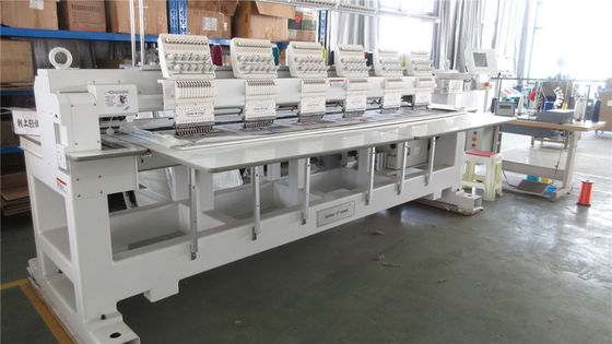 6 cabeças 1200 Rpm Máquina de bordado computadorizada com KOBAN Rotary Hook e Cap Driver