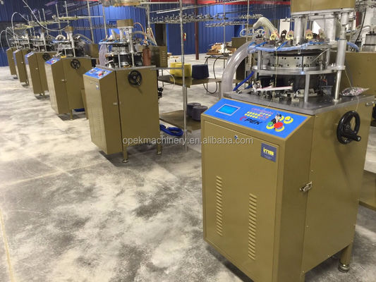 Máquina de tricô circular sem costura de cabeçalho de tubo totalmente automática
