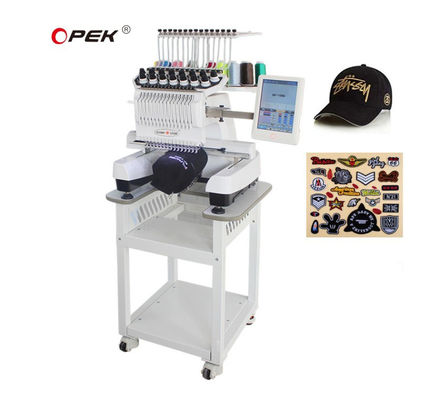 Opek Single Head 12/15 Agulhas Computador Cap Máquina de bordado caseiro para esteiras e jeans