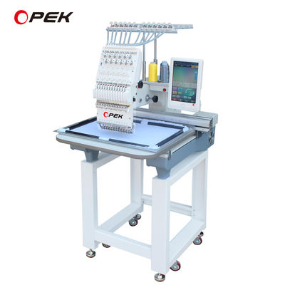 Máquina de bordado computorizada Opek Single Head Multi Needles com velocidade máxima de 850 RPM