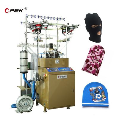 1 W OPEK Alta Velocidade Jacquard Hat máquina de tricô lubrificação automática para operação perfeita