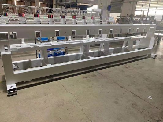 Máquina de bordado por computador de 12 cores e 6 cabeças de alta precisão com sistema de controlo Dahao