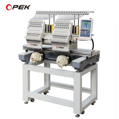 KOBAN Rotary Hook High Speed 2 Double Heads Máquina de bordado computadorizada para bordado plano em chapéus