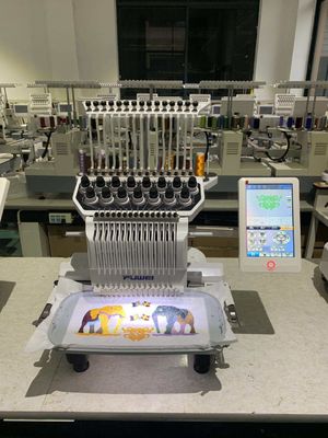 Fabricação de máquinas de bordar de cabeça única de 300 W com fonte de alimentação universal incorporada