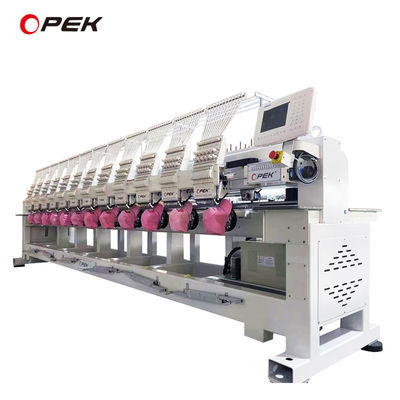 Máquina de bordado computadorizada de 12 cabeças com alimentação universal Max Emb.Area 400*450