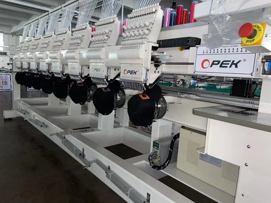 Máquina de bordado computadorizada de 12 cabeças com alimentação universal Max Emb.Area 400*450