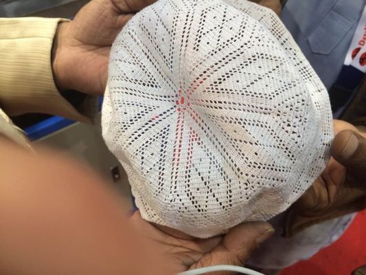 Máquina de tricô de curvatura circular Jacquard para casa Computarizada de tricô de bonés muçulmanos