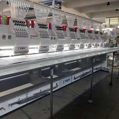 Opek 1520 Máquina de bordado plana de alta velocidade 900W Potência e alimentação universal