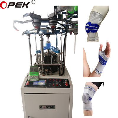 Dispositivo padronizado Auto Oil Bracer Knee Support Kneecap Knitting Machine por anos de garantia