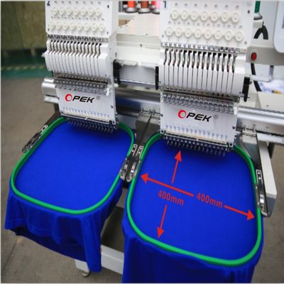 500*1200 Tamanho da mesa de trabalho Velocidade de costura por chenille 12 cabeças Máquina de bordado computadorizada