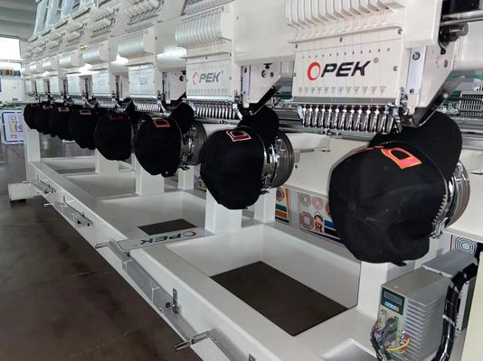 Máquina de bordado multi-cabeça de velocidade máxima de 850 RPM/1000 RPM/1200 RPM para bordado preciso