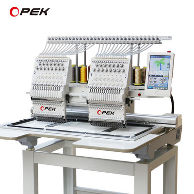 Língua 14 Línguas Suporte OPEK 12 15 Máquina de bordado de camisetas e toalhas computadorizada