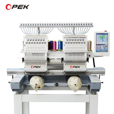 Língua 14 Línguas Suporte OPEK 12 15 Máquina de bordado de camisetas e toalhas computadorizada