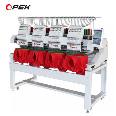 400*440 mm Área de bordado Máquina de bordado industrial de 4 cabeças com gancho rotativo KOBAN