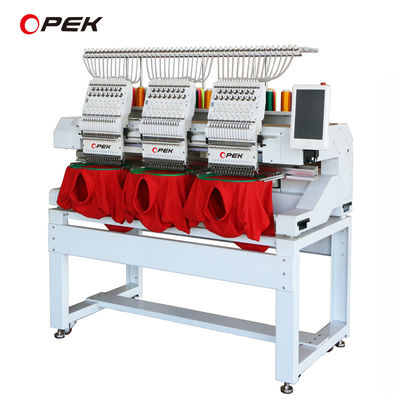 Máquina de bordado de tampa de alimentação de 110V-220V com bordado multifunção