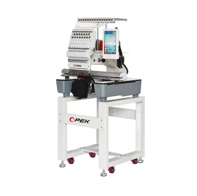 Máquina de bordado de pequena dimensão com dispositivo de secagem/cordamento/bolas Velocidade máxima 1200 RPM