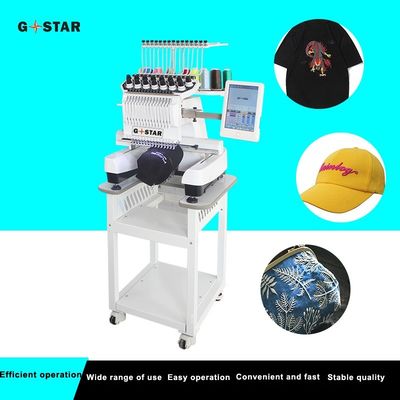12 15 Agulhas Duplo Dois 2 Cabeças Máquina de bordado plana para chapéu de chapéu camiseta na OPEK