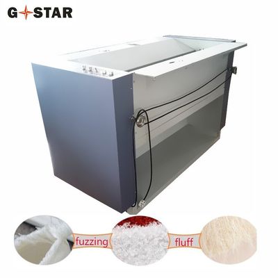 Equipamento de fluffagem de acabamento têxtil com tensão e função de fluffagem de 220V/380V
