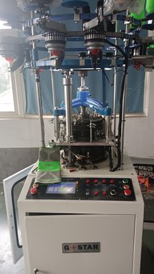 Máquina de tricô de joelhe com 4 cores