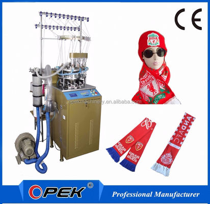 9 polegadas largura de tricô OPEK lenço Tassel Fringe máquina de fabricação para a produção de lenço