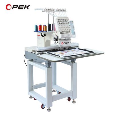 Máquina de bordado de cabeça única OPEK 12 15 Agulhas Máquina de bordado de tampa