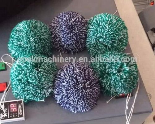1.5-15CM Largura de tricô Máquina de fabricação de pompas de alta velocidade com 7 GG Gauge