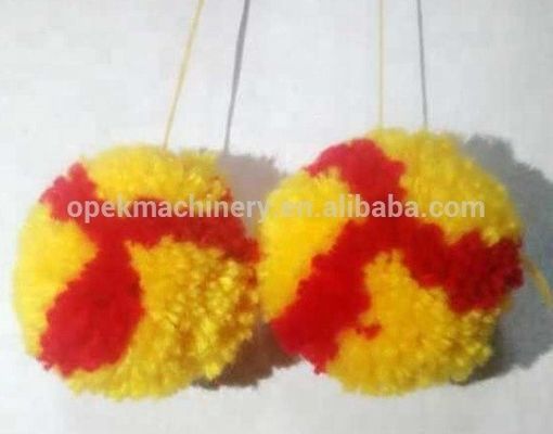 1.5-15CM Largura de tricô Máquina de fabricação de pompas de alta velocidade com 7 GG Gauge