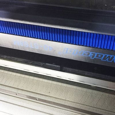 Máquina de tricô de colarinho plano de três sistemas para camisola Jacquard de 80 polegadas